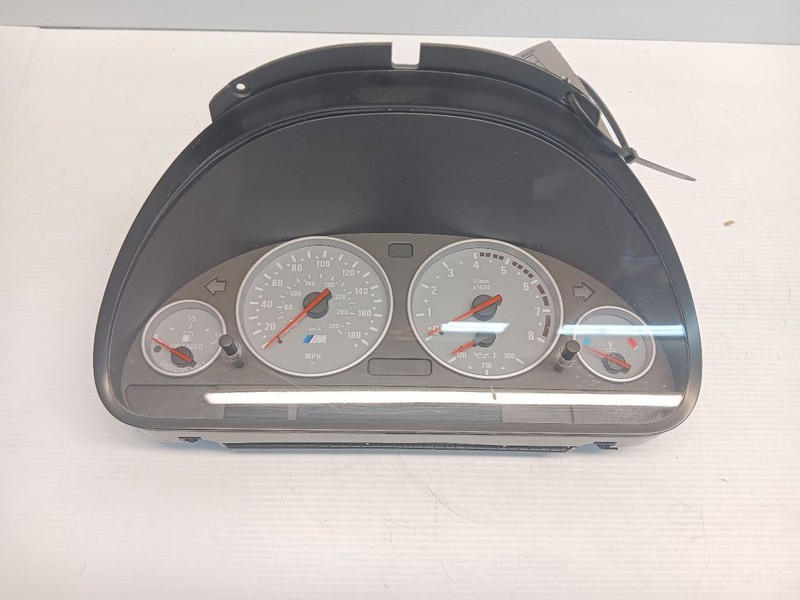 00–03 BMW E39 M5 Manual Dash Instrument Cluster Speedometer Gauge Grey 121k OEM