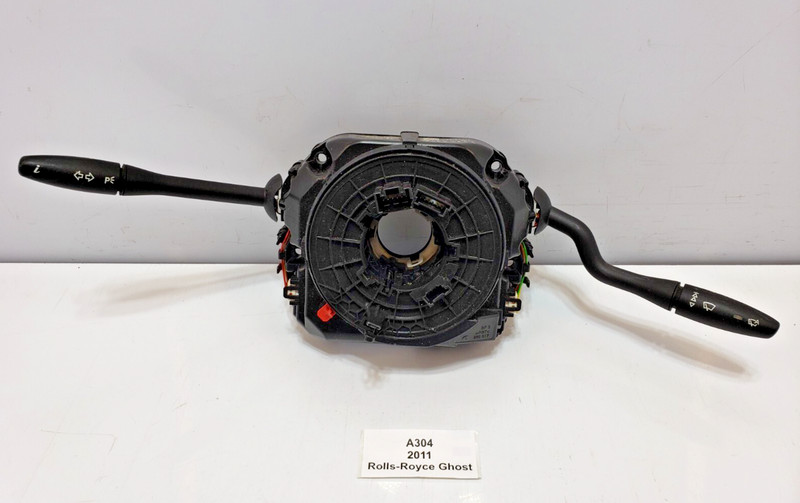 ✅2010-2014 OEM Rolls Royce Ghost RR4 Steering Column Switches Clock Spring Black
