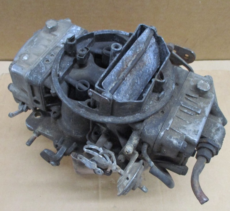 USED 4 BARREL HOLLEY 4165 SERIES CARBURETOR 6210 1033 650 CFM VACUUM SECONDARY