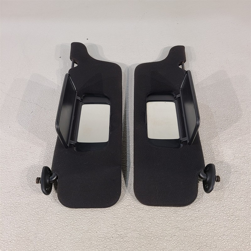 94-98 Ford Mustang Coupe Black Sun Visor Set Pair Sunvisors Aa7430