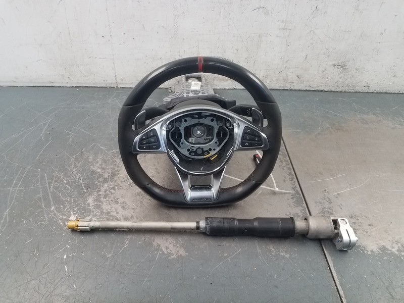 2016 Mercedes AMG C 63 S Steering wheel / Column / Paddles / Key #4566 Y4