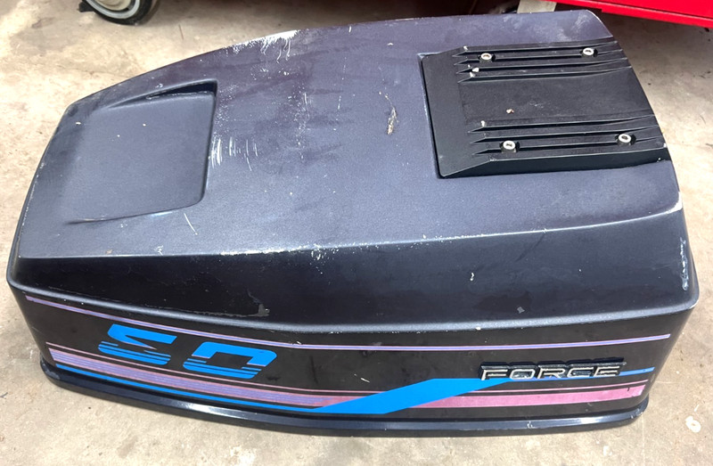 Force Outboard 40 50 hp 91 92 93 94 95 96 Cowl Hood Cowling Cover Top