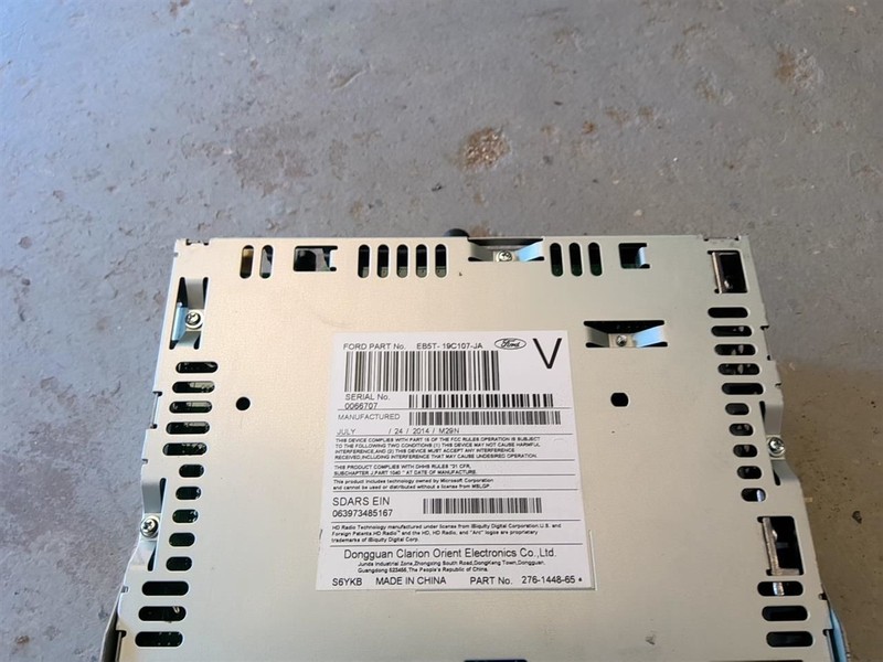 Audio Equipment Radio Receiver ID EB5T-19C107-JA Fits 14-15 EXPLORER 1727245