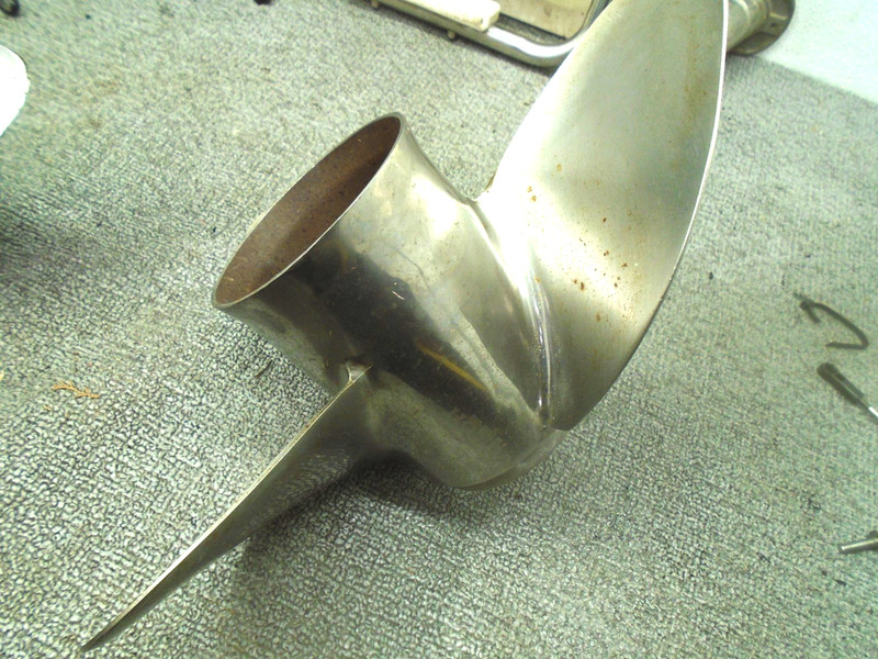 POWERTECH STAINLESS PROPELLER 58333-ZY3-A17CL Honda Right Hand Rot 14 1/4 x 17P