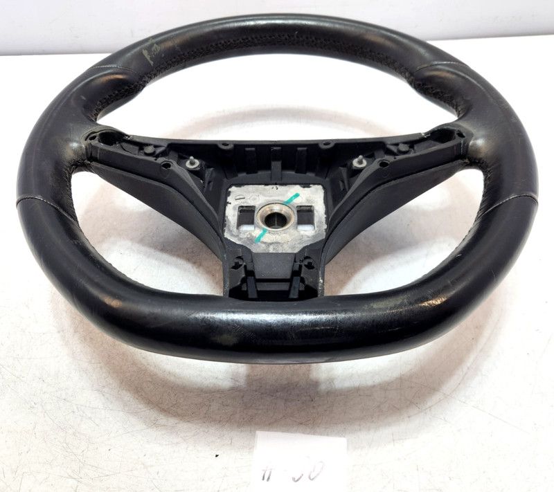 ✅ 2012-2020 OEM Tesla Model S X Driver Steering Wheel Leather Black NOTE*