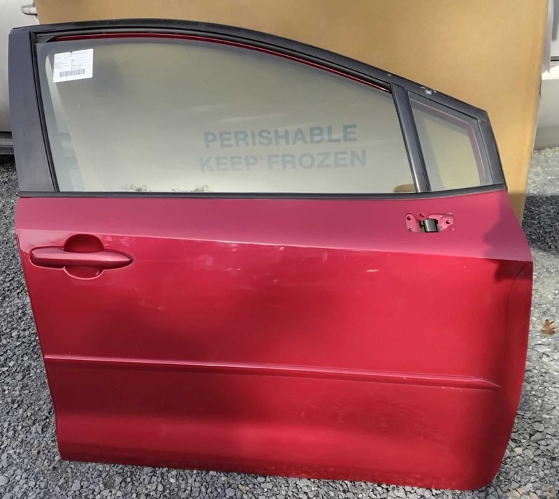 2021-2024 Toyota Corolla Sedan RH Front Door 3R3 Red 10347 B