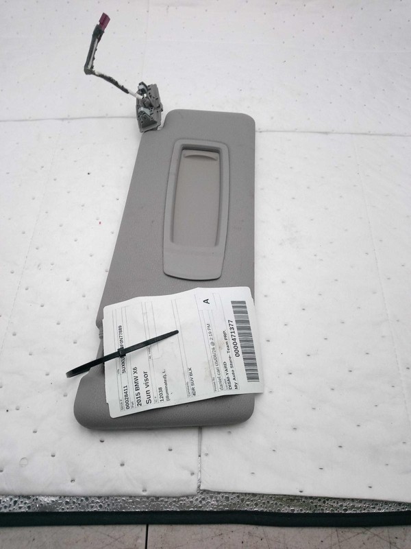 2015 BMW X6 Black Sun Visor OEM Used 4DR SUV 116K Miles - Fast Shipping