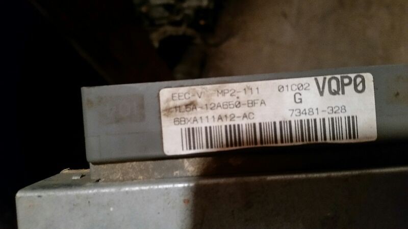 Engine ECM Electronic Control Module 6-245 4.0L Automatic Fits 01 RANGER 3913