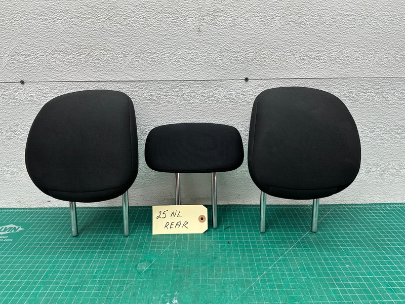 21-25 NISSAN LEAF REAR CENTER RIGHT LEFT SEAT HEADREST SET OEM