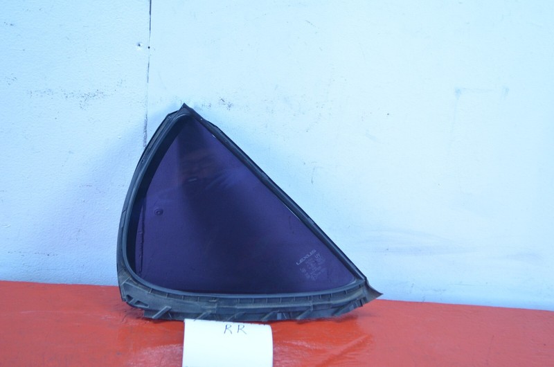 11-17 LEXUS CT200H REAR RIGHT PASSENGER SIDE DOOR VENT WINDOW GLASS OEM