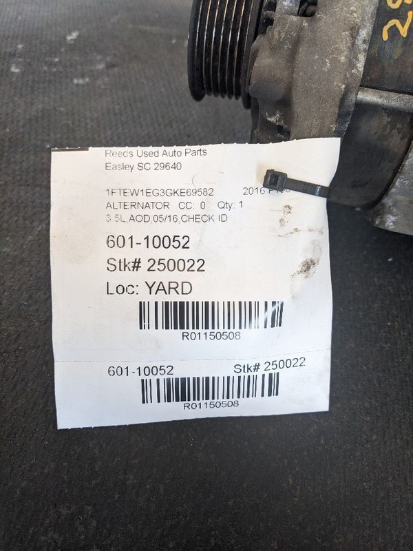 Alternator With 110 Volt Power Converter Fits 15-16 FORD F150 PICKUP 1150508