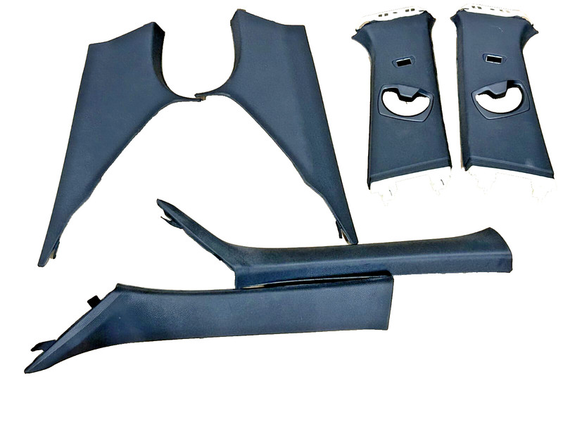 2013-2015 BMW 335i 340i F30 A B C PILLAR INTERIOR TRIM SET BLACK #A0.06