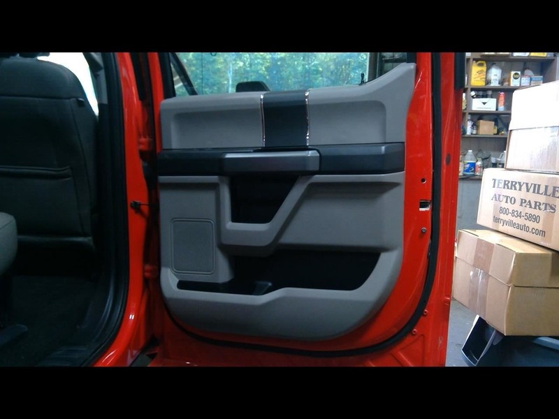 F250SD 2017 Crew Cab Passenger Right Rear Door Trim Panel Rear 1684936
