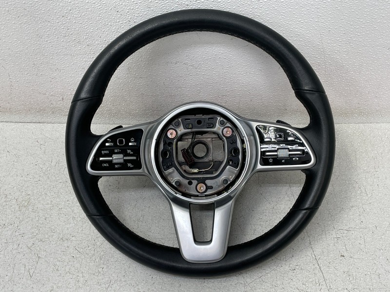 19 20 21 22 Mercedes A220 Steering Wheel Assembly W/Switches Black 1416 OEM