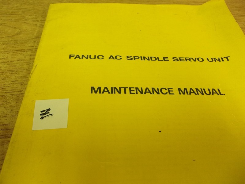 Fanuc AC Spindle Servo Unit Maintenance Manual B-53425E/09 "Z" *FREE SHIPPING*