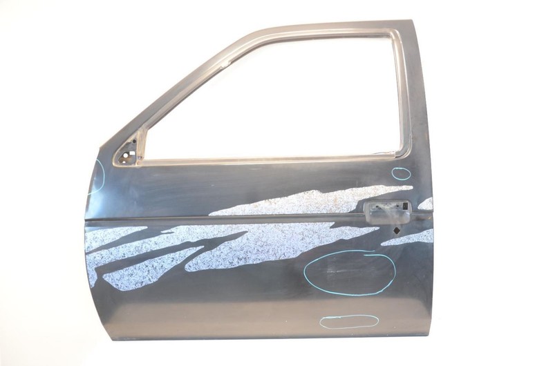 93-95 Nissan Pickup D21 6 Cylinder 4WD Black Driver Left Front Manual Door Shell