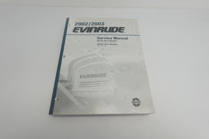 2002/2003 SN/ST - 60Deg - 90Deg Models OEM Outboard Service Manual 5005259