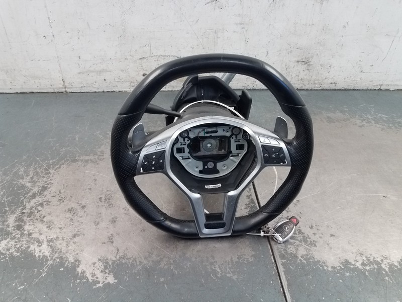 2012 Mercedes AMG CLS 63 Leather Steering Wheel / Column / Key Fob #8399 K4