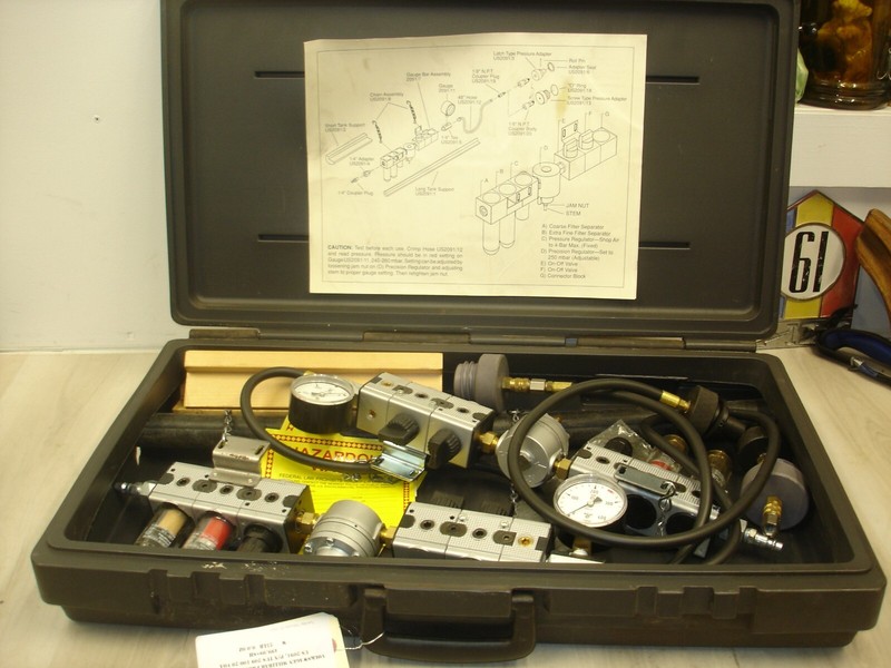 Volkswagen VW millibar pressure test kit us 2091 pn tus 209 100 20 v0a in case
