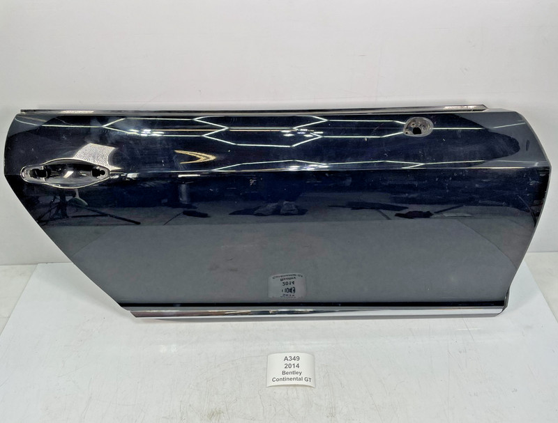 ✅ 12-18 OEM Bentley Continental GT GTC Front Right Passenger Door Shell Black*