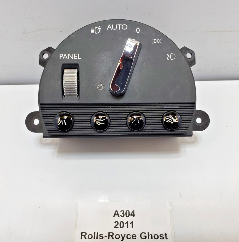 ✅ 2010-2014 OEM Rolls Royce Ghost RR4 Front Dashboard Headlight Control Switch