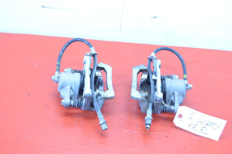 10-14 SUBARU LEGACY AWD REAR RIGHT / LEFT BRAKE CALIPER SET OEM
