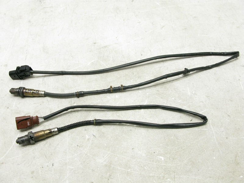 05-09 AUDI B7 A4 2.0T SEDAN EXHAUST PRE POST CAT O2 OXYGEN SENSOR SET OEM 121020