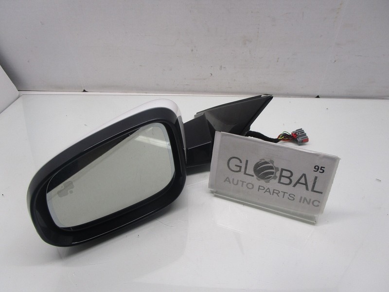16-17 JAGUAR XF FRONT LEFT DRIVER SIDE DOOR MIRROR WHITE OEM