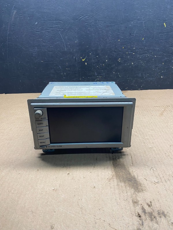 2008 Lincoln Navigator Radio Stereo CD Disc Player Screen GPS Navi Q7286 DG