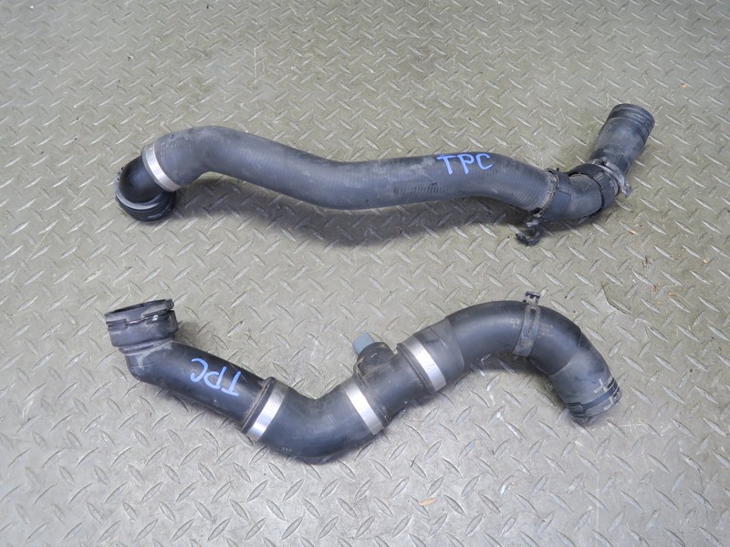 2011-2018 PORSCHE CAYENNE 958 4.8L LOWER UPPER RADIATOR COOLANT HOSE PIPE SET
