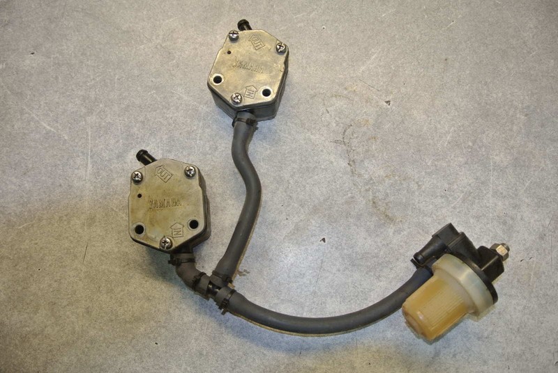 Yamaha V6 150 175 200 HP Outboard Dual Fuel Pumps & Filter