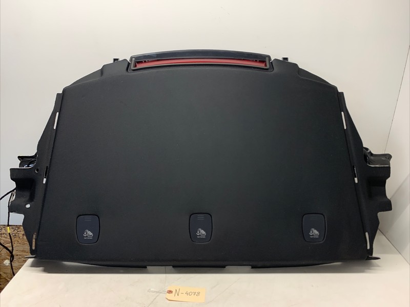17-22 TESLA MODEL 3 REAR DECK SHELF PACKAGE TRAY TRIM PANEL COVER OEM 4078 S1