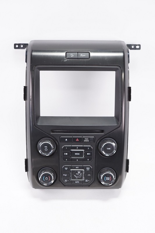 FORD F-150 Heater Climate Control Radio CD Control Dash Bezel OEM 2012 - 2014