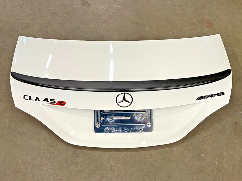 ⭐2014-2019 MERCEDES CLA45 AMG REAR TRUNK DECK LID TAILGATE WHITE ASY OEM LOT2645