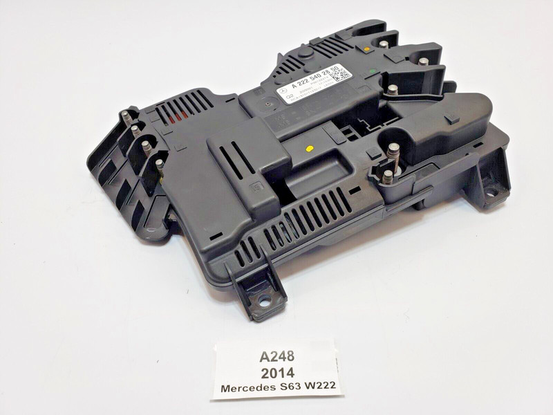 ✅ 14-17 OEM Mercedes W222 S63 Rear Power Junction Distribution Trunk Fuse Box