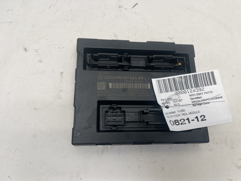 2016-2017 AUDI S7 BODY COMFORT CONTROL MODULE BCM UNIT 4h0907064gr OEM
