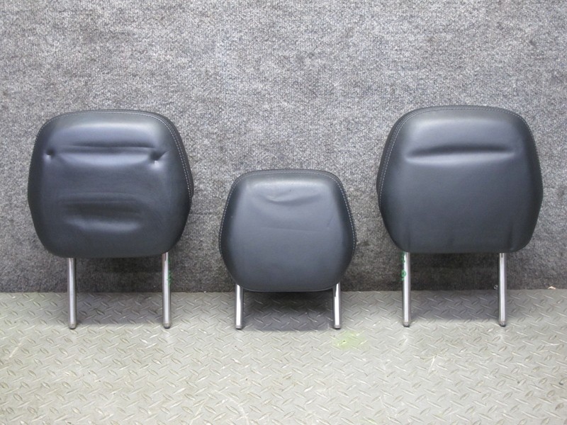 2011-2018 PORSCHE CAYENNE 958 REAR LEFT CENTER RIGHT SIDE SEAT HEADREST SET