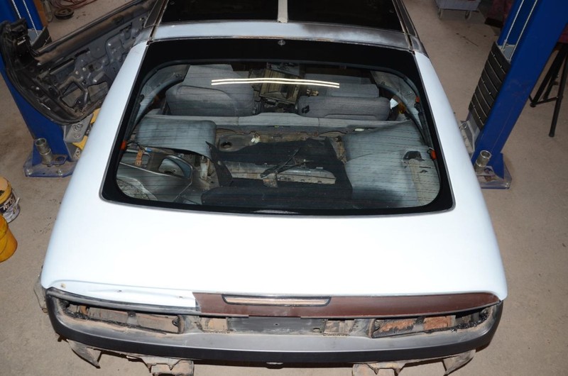 90-96 Nissan 300ZX 2+0 Gray Rear Trunk Lid Rear Hatch Assembly