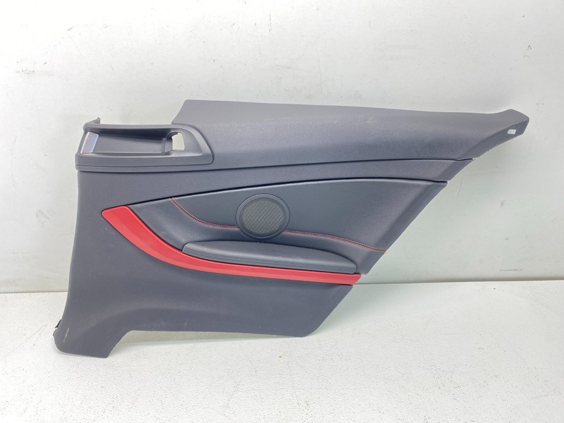 14-20 BMW F32 4 Series Coupe Rear Right Passenger Door Panel Card Black/Red OEM✅