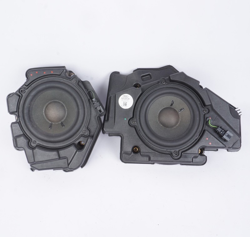 11-18 Audi A8 Front And Rear Right Door Lower Bass Loudspeaker Set of 2