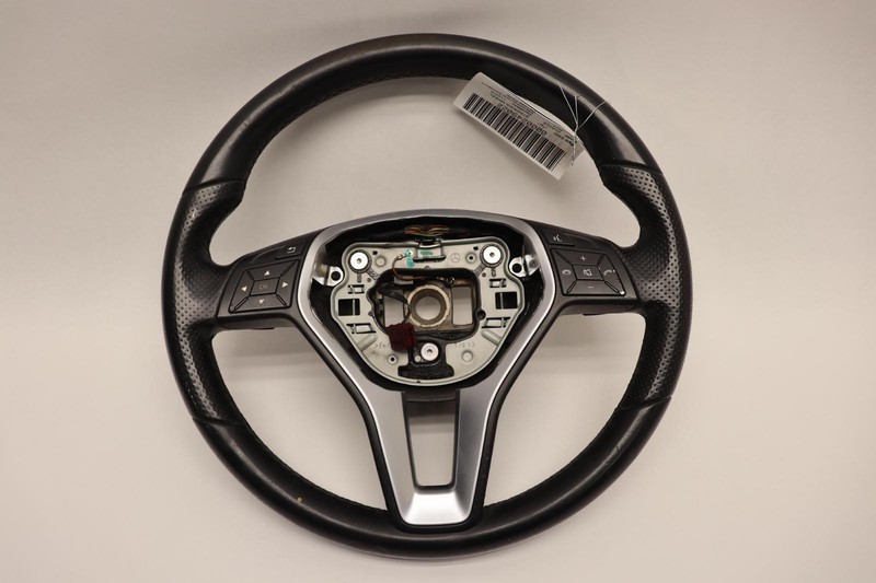 2014-2019 MERCEDES CLA250 W117 STEERING WHEEL LEATHER W/ SWITCHES OEM