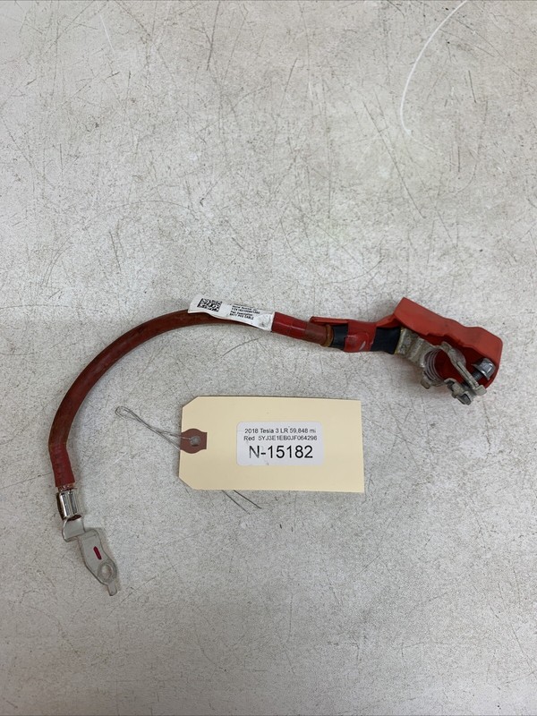 17-23 TESLA 3 BATTERY POSITIVE PLUS CABLE WIRING HARNESS 1067971-00D 15182 B147