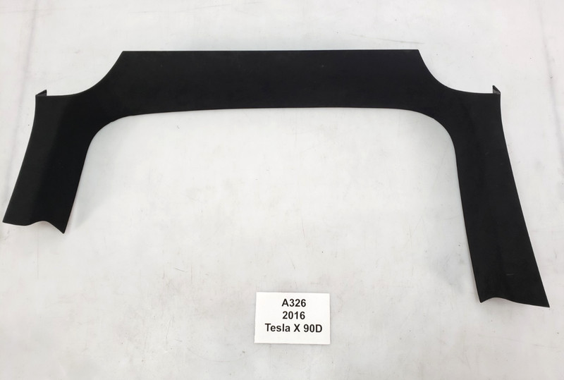 ✅ 16-20 OEM Tesla Model X Rear Left Driver Falcon Door Lower Trim Alcantara