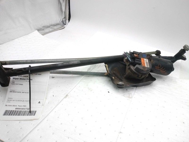 Used Windshield Wiper Motor fits: 2007 Ford Explorer motor and linkage Grade A