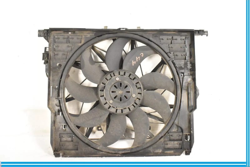 09-19 BMW F10 550i 650i 750Li 750i Engine Radiator Cooling Fan Assembly OEM