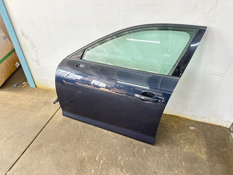 2017 - 2023 AUDIA4 S4 LEFT DRIVER FRONT DOOR SHELL DARK BLUE OEM