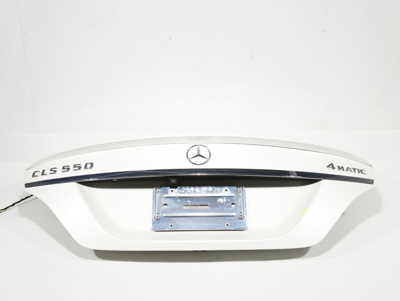 2012-2018 MERCEDES CLS550 W218 COMPLETE REAR TRUNK LID ASSEMBLY WHITE 799 OEM