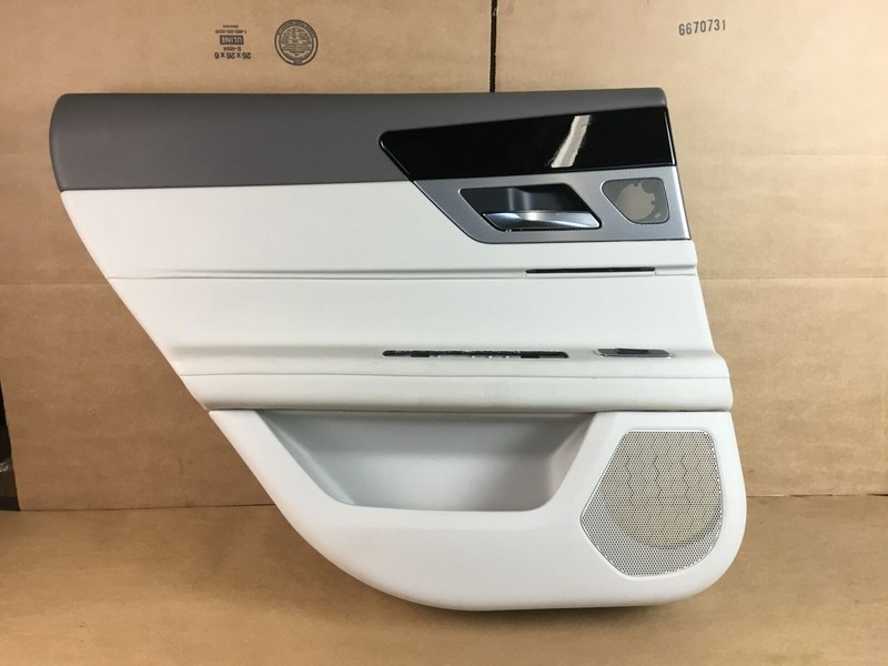 Jaguar XF 2016 Rear Left Driver Door Cover Panel Trim Oyster 16-19 :M