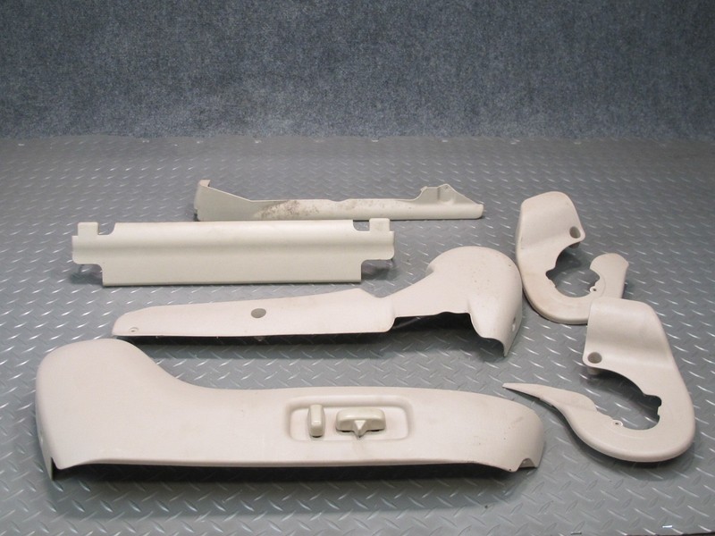 1998-2002 LEXUS J100 LX470 FRONT RIGHT SIDE SEAT TRIM COVER PANEL W/ SWITCH SET
