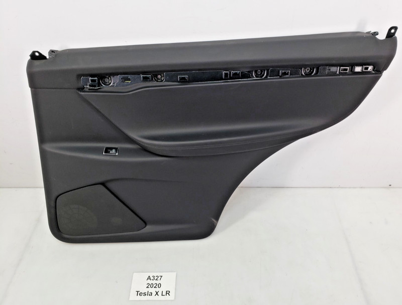 ✅ 16-20 OEM Tesla Model X Rear Right Passenger Side Door Panel Trim Black Assy